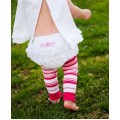 Fuschia 3 Stripe Leg Warmers RuffleButts 